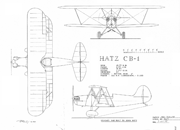 Hatz CB-1  No. 869